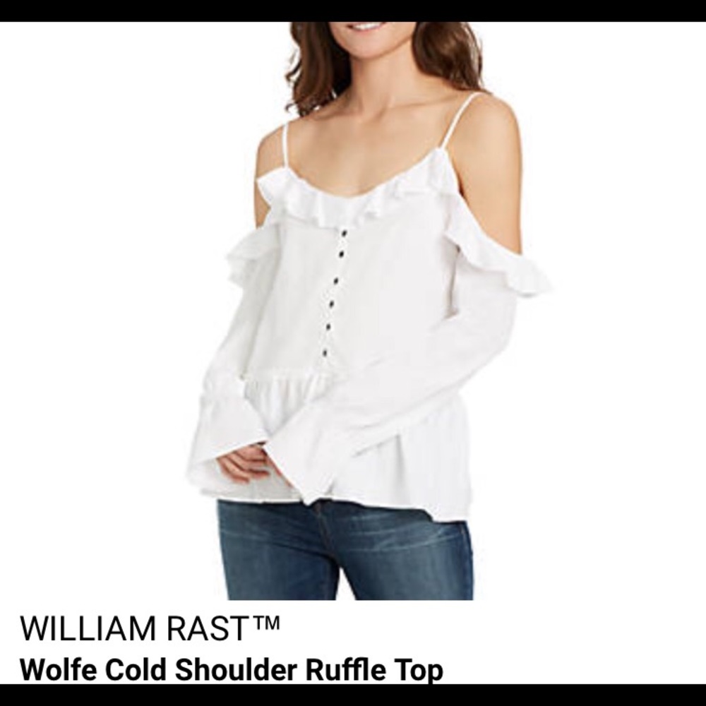 William Rast Wolfe Cold Shoulder Top